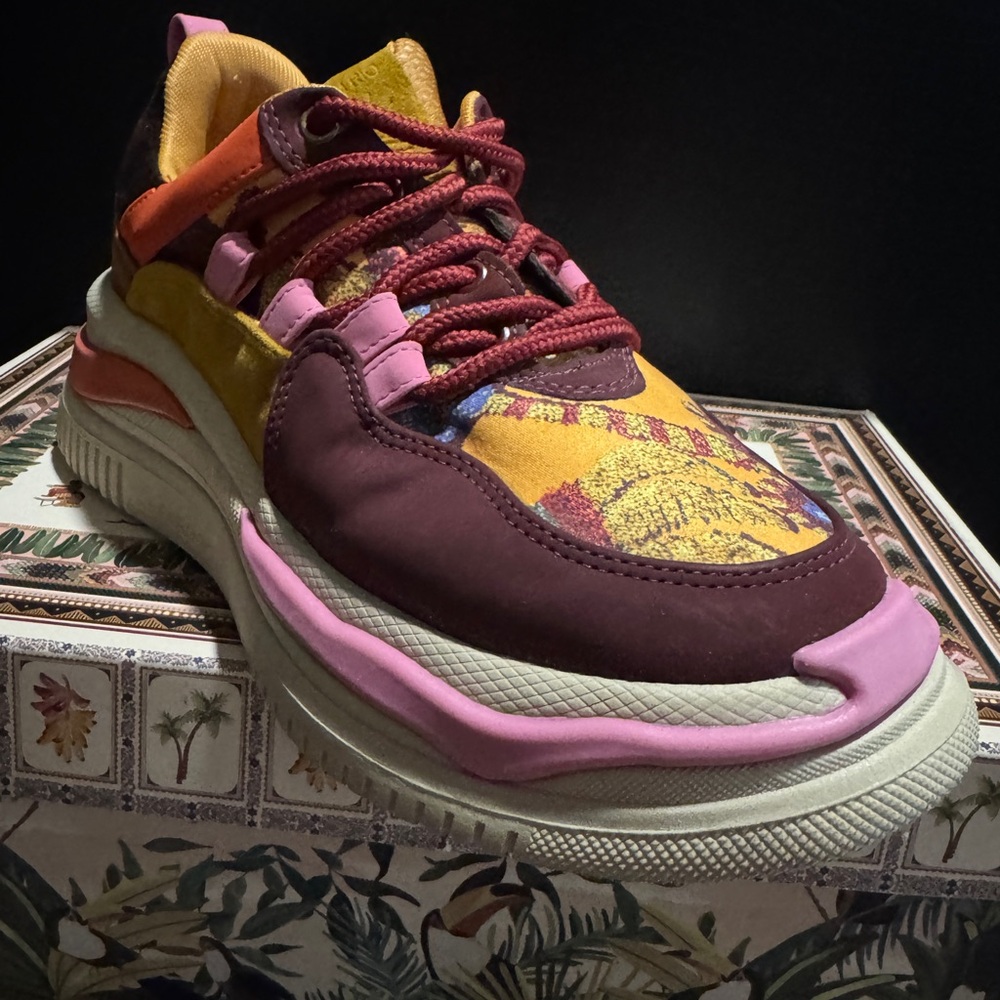 FARM RIO Colorful Tropical Vibe Sneaker Multicolor Size 7 (US) - Picture 6 of 11